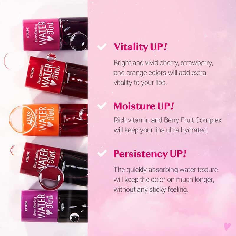 Etude Dear Darling Water Tint - 08-Tomato Ade 4